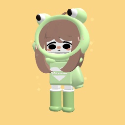 A frog is sooo lovely