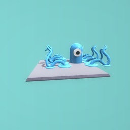 A friendly octopus