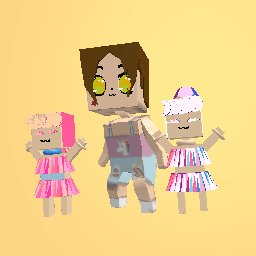 Mom and kids