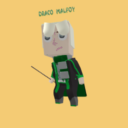 DRACO MALFOY SKIN WITH SLYTHERIN SCARF