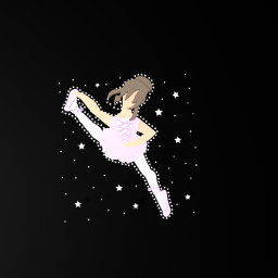 Ballerina in the night