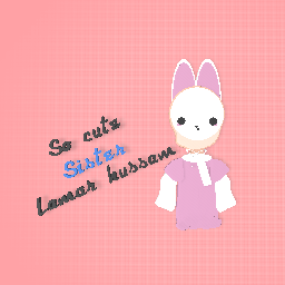 Lamar hussam little rabbit :)    (: