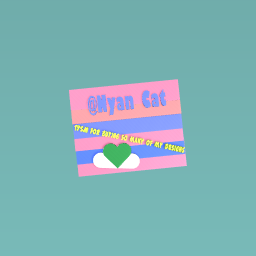 @Nyan Cat tysm