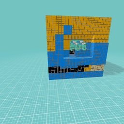 Aliens in the pac man ghost body.