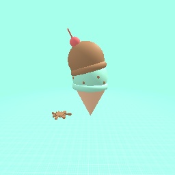 Chocolate And mint icecream