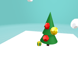 Christmas  present and tree