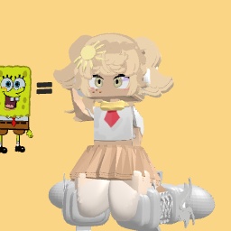 Toddler SpongeBob Cute Girl<3