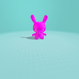 Hot pink bunny for Jessimagic