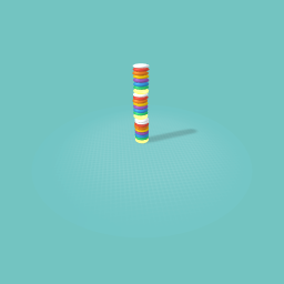 many colourful pancakes