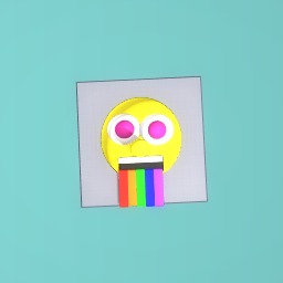 Rainbow vomit emoji
