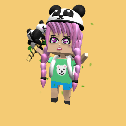 The panda girl
