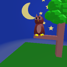 An Owl in the night
