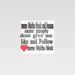 meme Maitha block sad