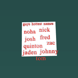 part 1 of hottest guys names