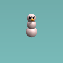 Weird snowman