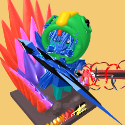Brawl star blue man