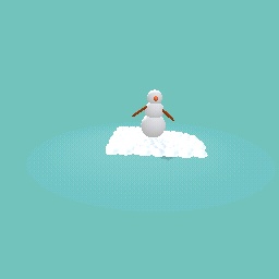 رجل الثلج بمناسبة الشتاء البارد وليس للكرسمس