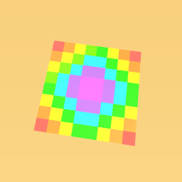 Rainbow cube world