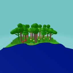 A forest , not ruined by pollutiom