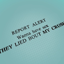 REPORTTT ALERT!!