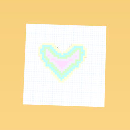 pastel pixel heart