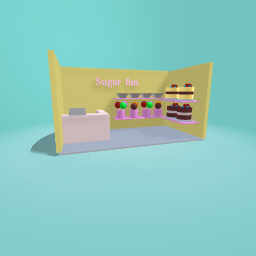 Sugar fun store(day 3 of making art)