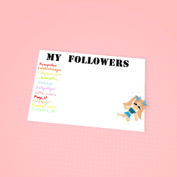 My follerwers