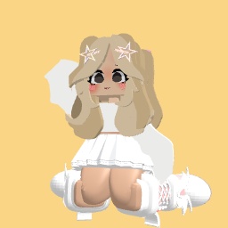 Cute pink girl salama made it