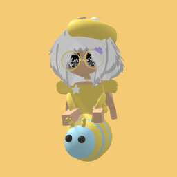 Cute adopt me queen bee girl