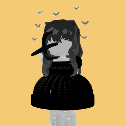 Scary faceless monster