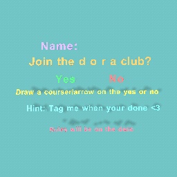 D o r a Club Form