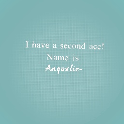 Second acc name :D 