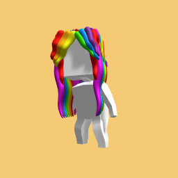 Rainbow hair cute cheap free colorful long short cool girl girly