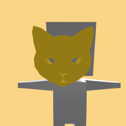 Gold cat mask