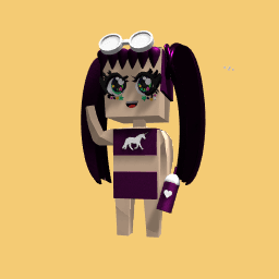 My unicorn swim outfit