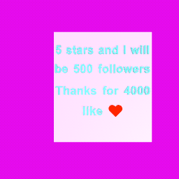 thank you so MUCH for 4000 like