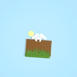 Free at 50 likes!Cinnamoroll climbing over ur fence :3