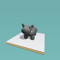Delighted Simple Hippo