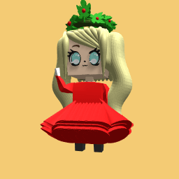 CHRISTMAS HALO GIRL (NOT FROM ROBLOX)