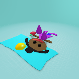 Gabby in the sun holding a apple