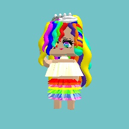 rainbow girl