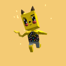 Girl pokemon with lightning sword