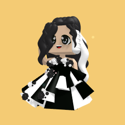 Black and withe girl