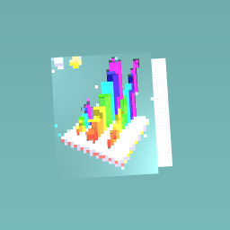 Rainbow stairs