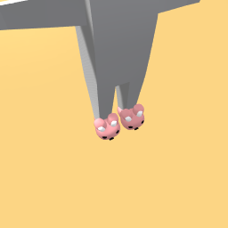 Bunny slippers!