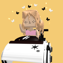 black and white girl!