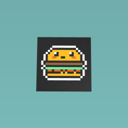 Cute Pixel Hamburger