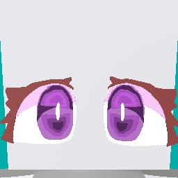 Purple eyes :D