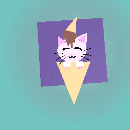 cat in the cone