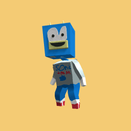 Sonic with sonic team t shirt and jenes